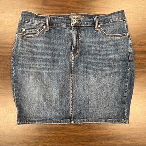 Torrid denim mini skirt. Size 12